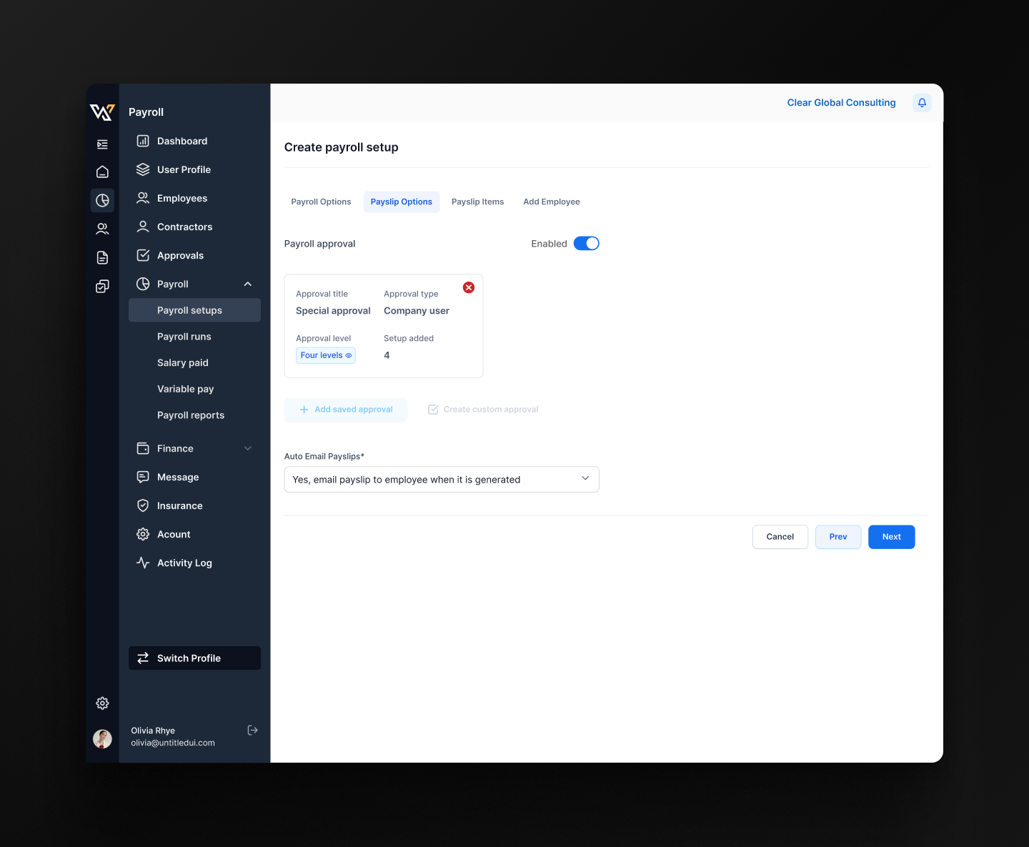 Payroll Setup Step 5